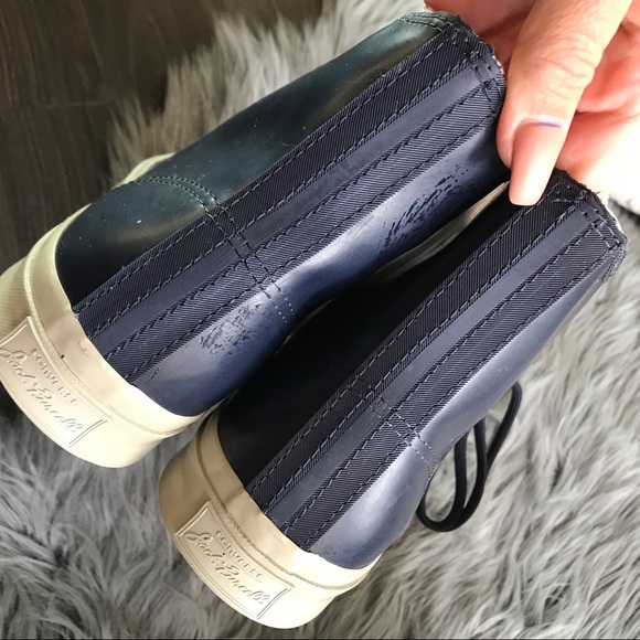 NEW ⛈ CONVERSE MENS JACK PURCELL RAIN GEAR • NAVY - Picture 7 of 8